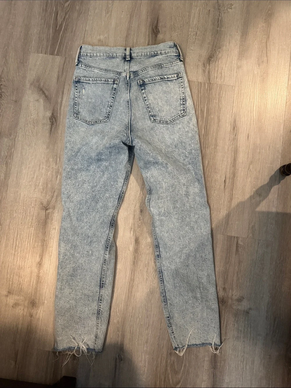 Old Navy Light Wash Distressed Women's Jeans